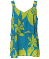 Double Layer Blouse Tank Top Anuhea Blue