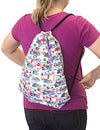 Drawstring Backpack Hawaiian Adventure