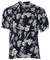 Dream Garden Hawaiian Shirt Black Two Palms