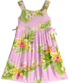 Dream Orchids Girls Dress with Side Ties Pink
