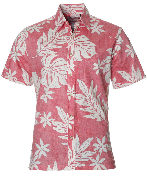 Kaanapali Button-Up Dress Shirt Red