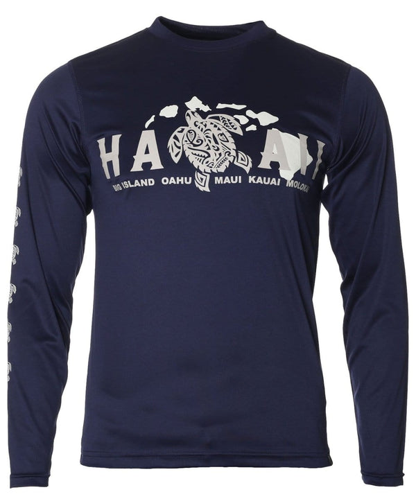 Dri-Fit Long Sleeves Tee Honu Island Navy