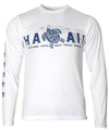 Dri-Fit Long Sleeves Tee Honu Island White