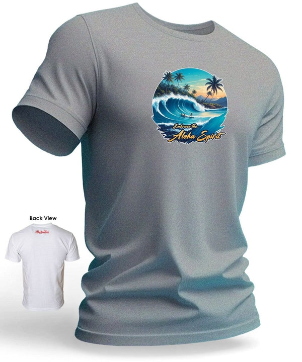 Embrace the Aloha Spirit T-Shirt Ash