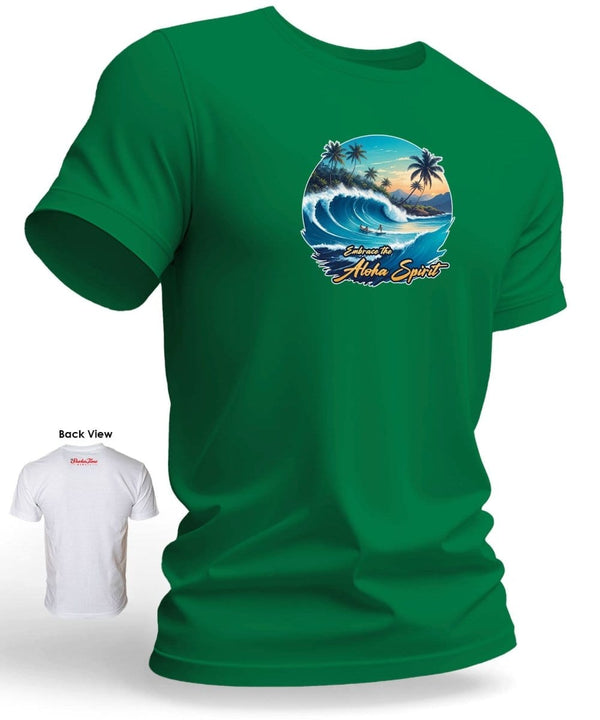 Embrace the Aloha Spirit T-Shirt Green