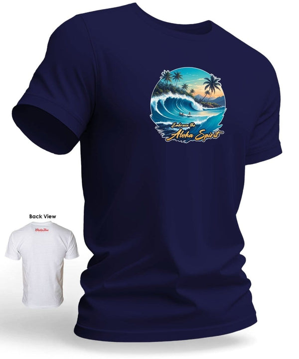 Embrace the Aloha Spirit T-Shirt Navy