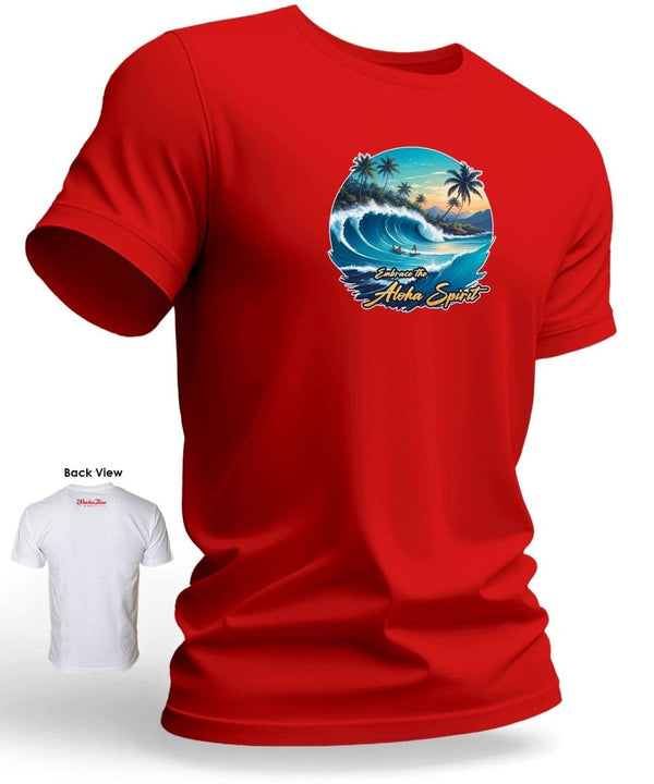 Embrace the Aloha Spirit T-Shirt Red