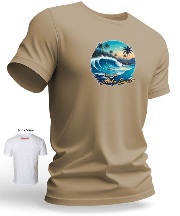 Embrace the Aloha Spirit T-Shirt Beige