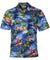 Erupting Volcano Hawaiian Shirt Navy