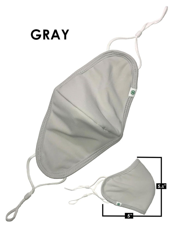 Antimicrobial Face Mask with Nano Silver Copper Filter & Adjustable Loops