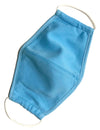 Cloth Face Mask Solid Blue Color
