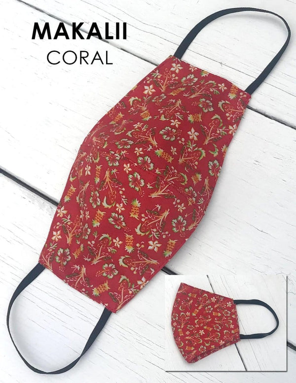Fashion Face Mask TROPICAL JOY Makalii Coral