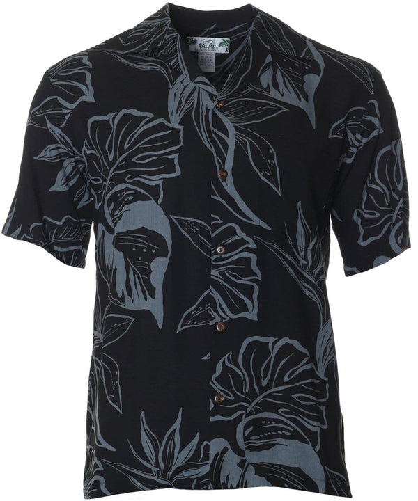 Fern Grotto Hawaiian Shirt Black