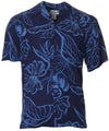 Fern Grotto Hawaiian Shirt Navy