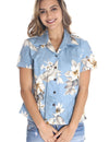 Fitted Floral Blouse for Women Lanai