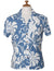 Makena Hawaiian Shirts for Women in Rayon Ocean Blue