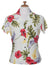 Fitted Hawaiian Blouse Haiku Aloha Cream Cream