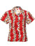 Fitted Hawaiian Shirt for Women Luana Red