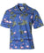 Flamingo Ohana Aloha Shirt Royal Blue Royal