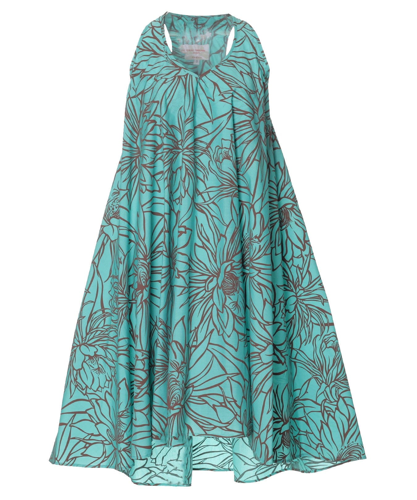 Sleeveless Float Short Hawaiian Dress FLORILEGIA Shaka Time Hawaii Sleeveless Float Short Hawaiian Dress FLORILEGIA Shaka Time Hawaii