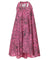 Sleeveless Float Short Hawaiian Dress FLORILEGIA Pink M