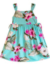 Flower Dress for Girls Kiana Turquoise RJC