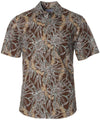 Fresh Pineapples Resort Aloha Shirt Brown