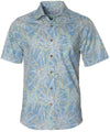 Fresh Pineapples Resort Aloha Shirt Light Blue