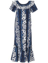 Full Length Muumuu Dress Relaxed Fit Luna Navy