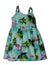 Girls Bungee Sundress Flamingos Sage