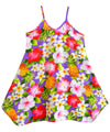 Girls Hawaiian Dress Pineapples Hibiscus Lavender