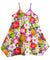 Girls Hawaiian Dress Pineapples Hibiscus Lavender