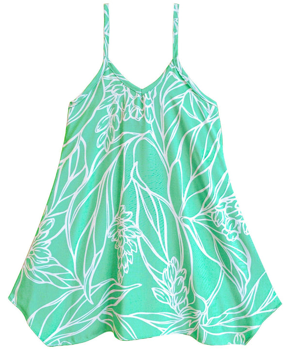 Girls Hawaiian Dress Kalena Mint