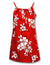 Girls Dress Spaghetti Traps Tropical Hibiscus Red