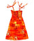 Girl's Flower Dress Smock Top Moonlight Scenic Orange