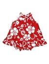 Baby Girl Halter 2PC Set Hibiscus Kaneohe Red