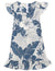 Girls Hawaiian Dress Lanai Adventure Blue