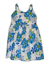 Girls Hawaiian Sundress Pualoalo Blue