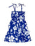 Girls Tube Top Smock Dress Hibiscus Kaneohe Royal