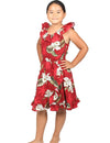 Spanish Girls Dress Orchids Makani Red