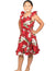 Spanish Girls Dress Orchids Makani Red