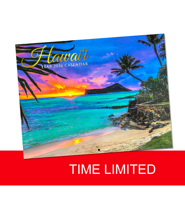 Hawaii Calendar 2026 50th STATE