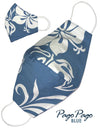 Hawaii Face Mask Pago Pago Island Blue Shaka Time Hawaii