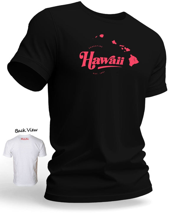 Hawaii Islands 1991 Shaka T-Shirt Black
