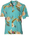 Hawaii Shirt for Men Rayon Island Ceres Green
