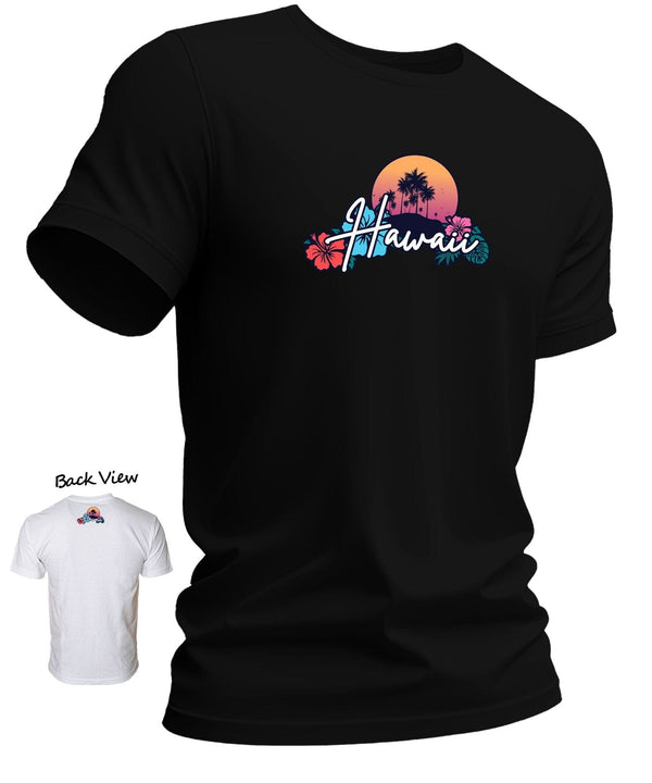 Hawaii Sunset T-Shirt Black