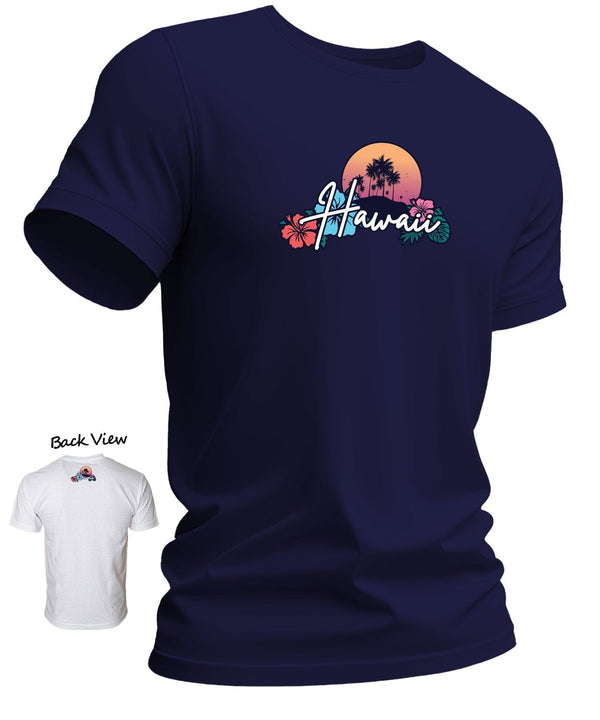 Hawaii Sunset T-Shirt Navy