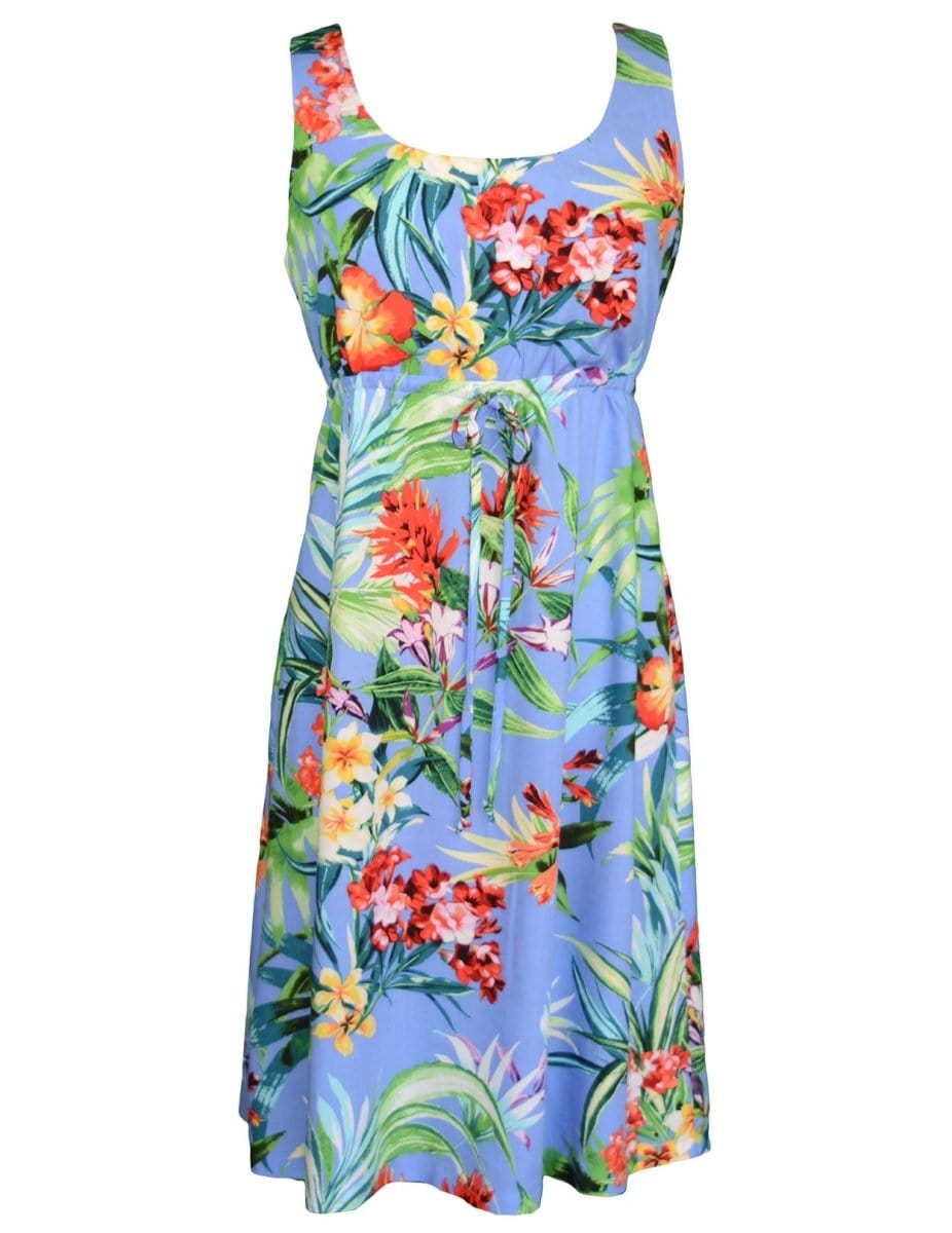 Hawaiian Dress Akana Adjustable Empire Waist Hawaiian Dress Akana Adjustable Empire Waist