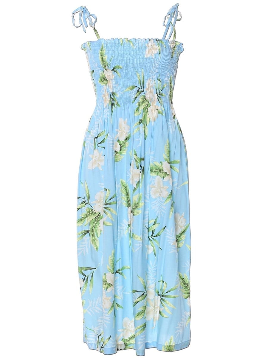 Hawaiian Dress Smock Okalani Celeste Hawaiian Dress Smock Okalani Celeste