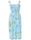 Hawaiian Dress Smock Okalani Celeste Sky Blue Fits XS to XL (2-16)